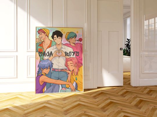 Kpop Demon Hunters poster featuring Saja Boys Jinu, Abby, Mystery, Romance,art wall decor