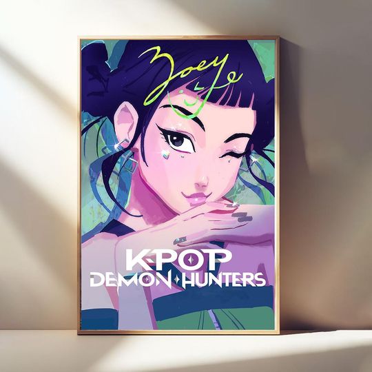 KPop Demon Hunters Movie Poster, Classic Film, Room Decor, Canvas Posters, Wall Art Poster