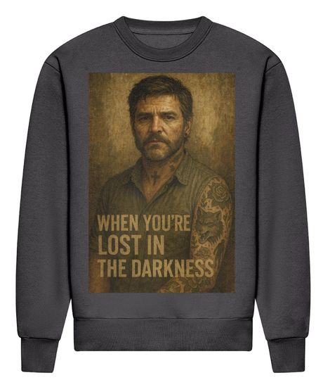 Joel Pedro Pascal Alt Sweatshirt - Tattooed - Last of Us TLOU Tv Game Gift Idea