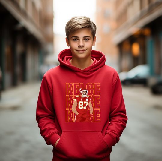 Travis Kelce Chiefs Hoodie, Gift for Fan