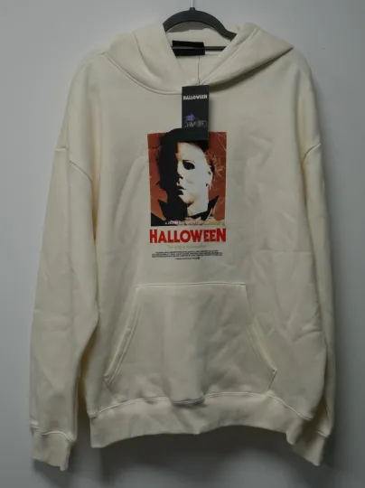 Licensed Halloween Michael Myers Cream Hoodie Horror