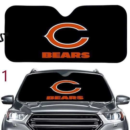 Chicago Bears Car Windshield Sunshade Car Accessories Car Sunshade Heatproof