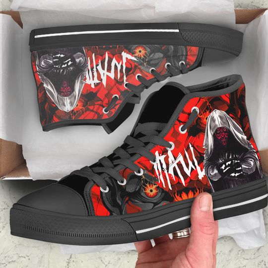 Darth Maul High Top Shoes Sneakers, Star Wars Sneakers