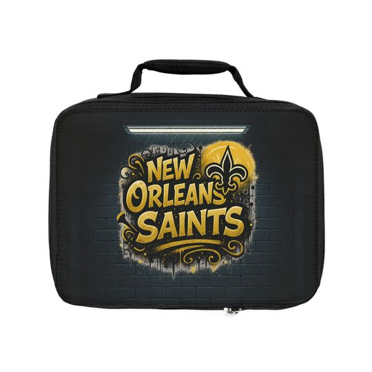 New Orleans Football Team Saints Lunch Bag