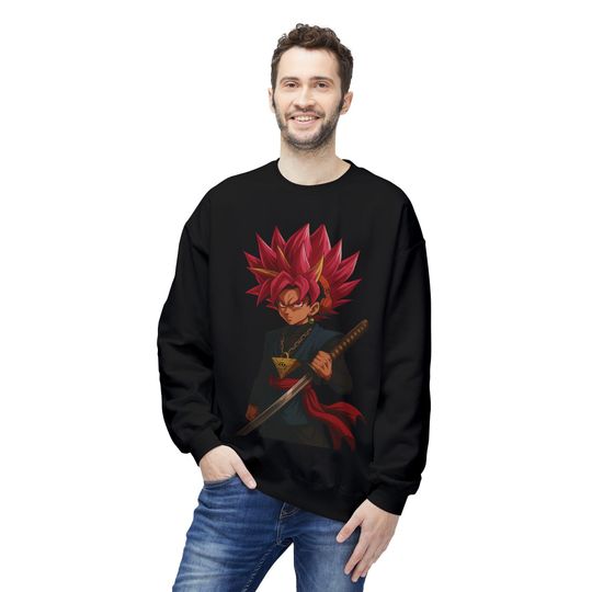 Anime Jumper Sweatshirt Dragonball Yu-Gi-Oh Shaman King Mashup Crossover Unisex