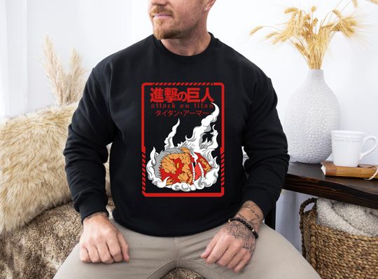 AO Titan Anime Sweatshirt, AOT, AO Titan Sweatshirt