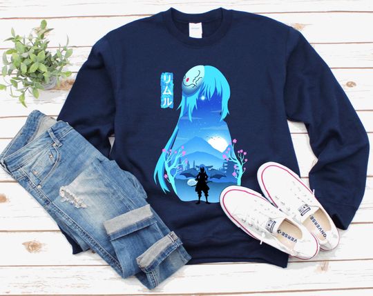 Rimuru Tempest Anime Sweatshirt, Tensei Shitara Slime Datta Ken Manga Sweater
