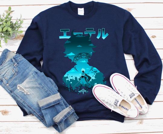 Aether Genshin Impact Anime Sweatshirt, Traveler Manga Sweater