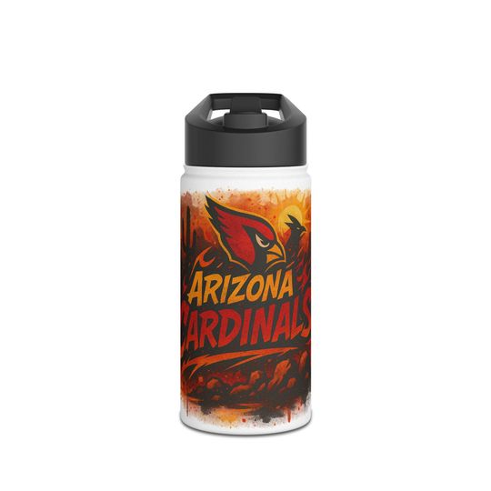 Arizonna Footabll Team Cardinals Stainless Steel Water Bottles Standard Lid