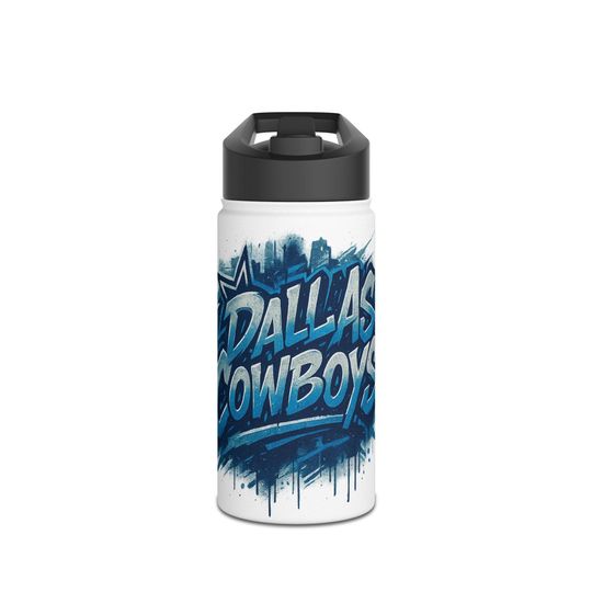 Dallas Footabll Team Cowboys Stainless Steel Water Bottles Standard Lid