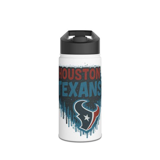 Houston Footabll Team Texans Stainless Steel Water Bottles Standard Lid