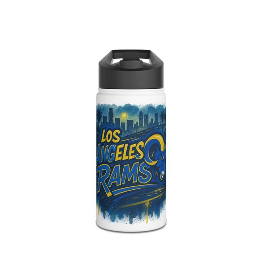 Los Angeles Footabll Team Rams Stainless Steel Water Bottles Standard Lid