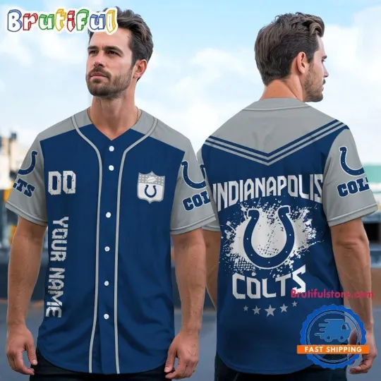 Indianapoliss Football Team Coltss Personalized Baseball Jersey