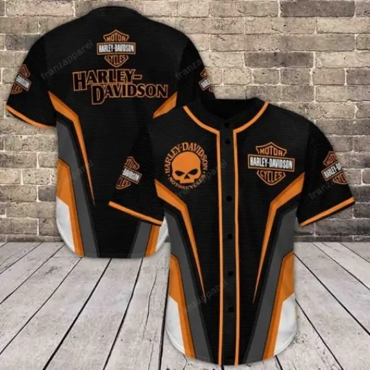 Harley Motor Davidsonn Personalized 3d Baseball Jersey