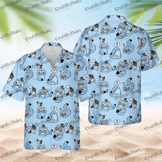 Kpop Demon Hunters Hawaiian Shirt an Shorts, Jinu's Pet Tiger From K-pop Demon Hunters