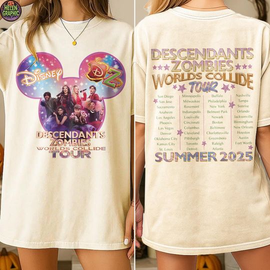 Zombies 4 Girls Shirt, Descendants Zombies Shirt, Summer Music Festival Shirt