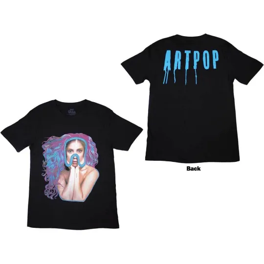 Ld ga Artpop Goggles T-Shirt - Black Graphic Tee