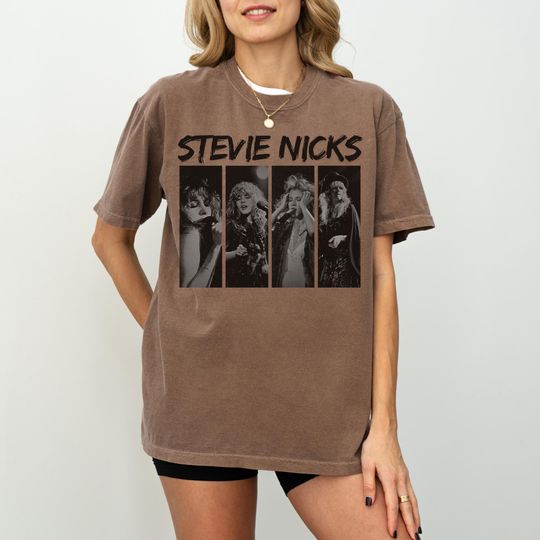 Unisex Stevie Nicks T-Shirt - Vintage 90s World Tour Comfort Colors Tee