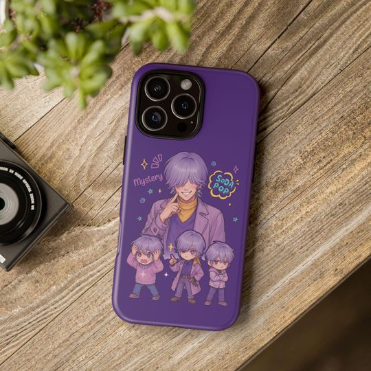 Mystery Saja Phone Case, Sajaboys Kpop Demon Hunters Huntrix Phone Case