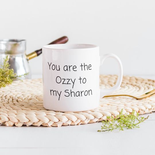 Ozzy Osbourne Mug, Ozzy and Sharon Gift, Black Sabbath Mug, Ozzy Osbourne Gift
