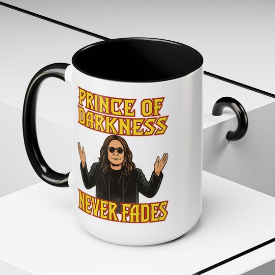 Ozzy Osbourne Mug, Black Sabbath Ozzy Mug, RIP Prince of Darkness Cup