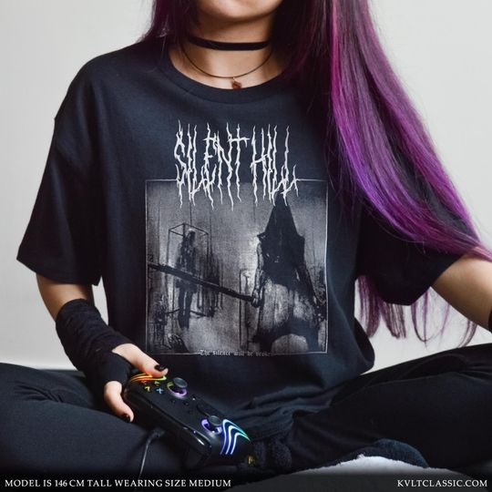 Silent Hill 2 Pyramid Head T-Shirt Unisex Metal Horror Video Game Tee