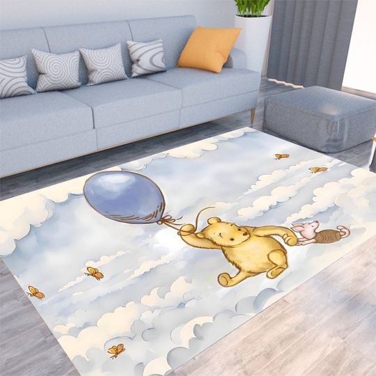 Winnie the Pooh Rug for Kids Room |  Winnie the Pooh Mat Boys Girls Bedroom Nursery