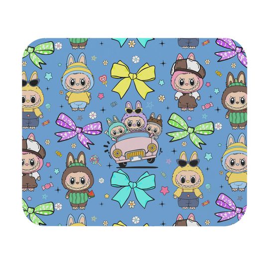 Cute Labubu Monster Mouse Pads