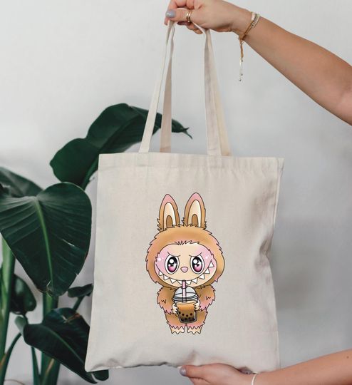 The Monsters tote, cute tote, tote, bag, labubu, labubu bag