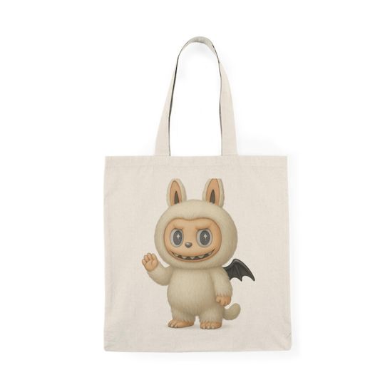 Labubu Tote Bag, Eco-Friendly Shopping Bag, Everyday Use, Gift