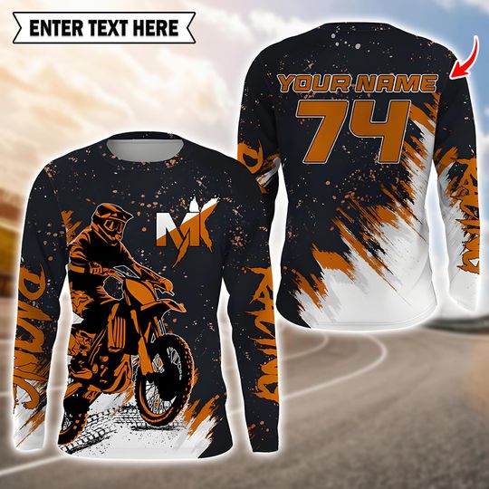 Custom Long Sleeve Dirt Bike for Men