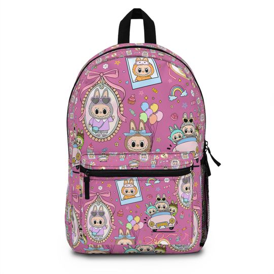 Labubu Backpack - Ready for School, Cute Kids Bag, Adorable School Backpack, Fun Back to School Knapsack, School Supplies Organizer