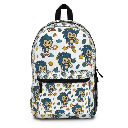 Sonic Labubu Backpack - Unique Design, Trendy Bag, School Backpack, Travel Backpack, Gift for Kids