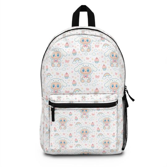 Cute Labubu Cinnamoroll Character Backpack for Kids, School Bag, Gift for Birthday, Travel Bag, Fun Design for Children