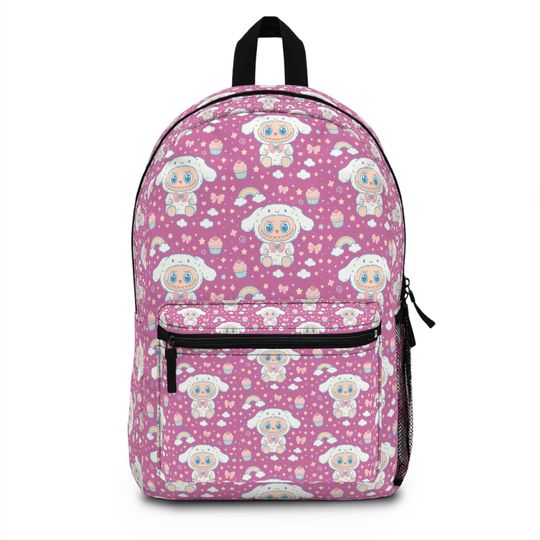 Cute Labubu Cinnamoroll Character Backpack for Kids, School Bag, Gift for Birthday, Travel Bag, Fun Design for Children