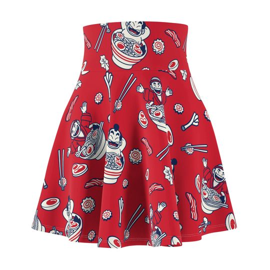 Ramen Women's Skater Roller Derby Skirt