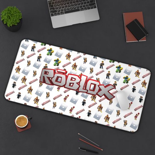Roblox mouse pad large - gaming pad with iconic avatars & Roblox logo, a gift idea