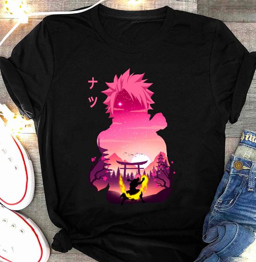 Natsu Dragneel Fairy Tail Anime Shirt, Dragon Slayer Magic King Mode