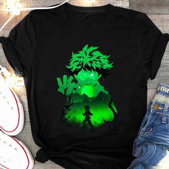 Izuku Midoriya Anime Shirt, Deku One For All Manga Shirt
