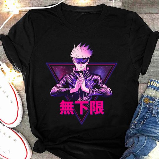 Jujutsu Satoru Gojo Satoru Shirt, JJK Anime T-Shirt, Vintage Satoru Gojo Tee