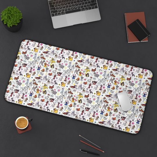 Disney Dogs - Desk Mat - Computer Mat - Gift