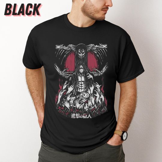 AO Titan Shirt, Eren Yeager Shirt, Eren Yeager Tshirt, Eren shirt