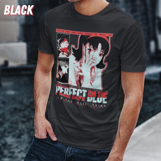 PERFECT BLUE shirt, Perfect Blue, Anime Tshirts, Anime Otaku Merch