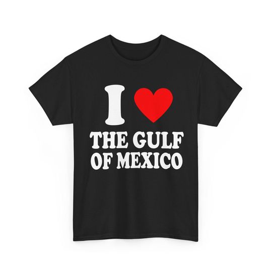 "I Love the Gulf of Mexico T-Shirt, Gulf of Mexico Forever, Anti Gulf of America"