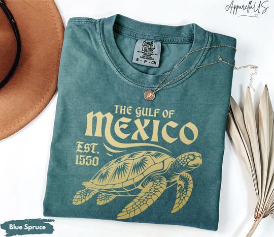 Comfort Colors Gulf of Mexico Shirt, Stay Salty and Resist Shirt, Resist Shirt, Gulf of Mexico