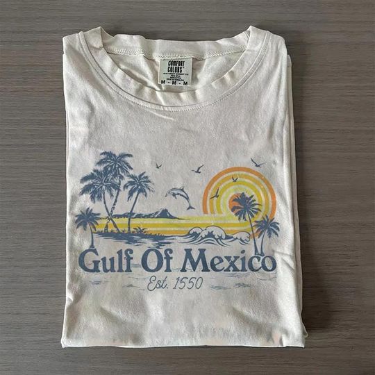 Comfort Colors Gulf Of Mexico Shirt, Gulf Coast Shirt, Gulf Of Mexico Tee