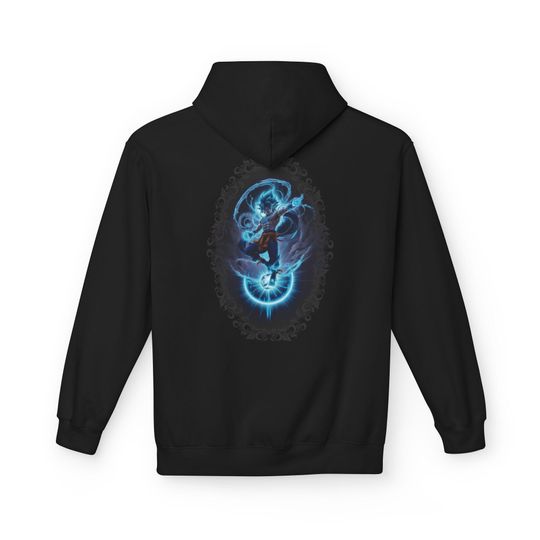 Goku Dragon Ball Blue Aura Energy Fighter Hoodie - Anime Inspired Warrior Sweatshirt