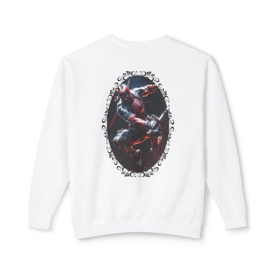 Deadpool Unisex Lightweight Crewneck Sweatshirt, Marvel Gift