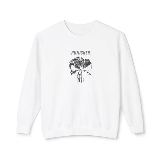 Punisher Graphic Unisex Sweatshirt, Casual Streetwear, Perfect for Gifts