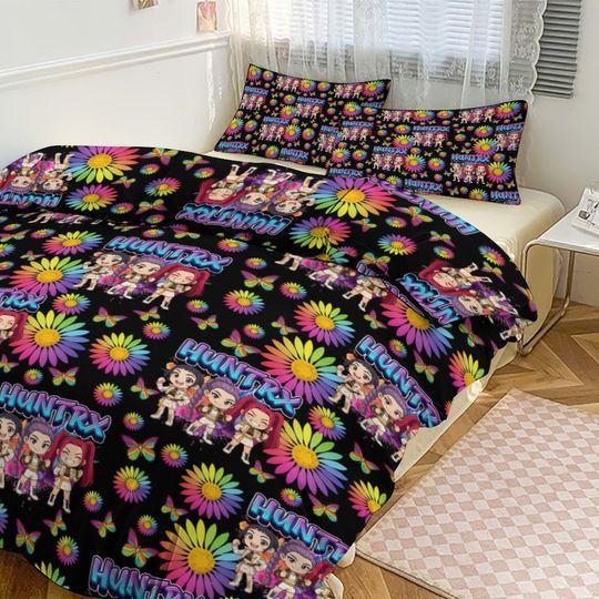 KPOP Demon Hunters  3-Piece Bedding Set - Huntrix